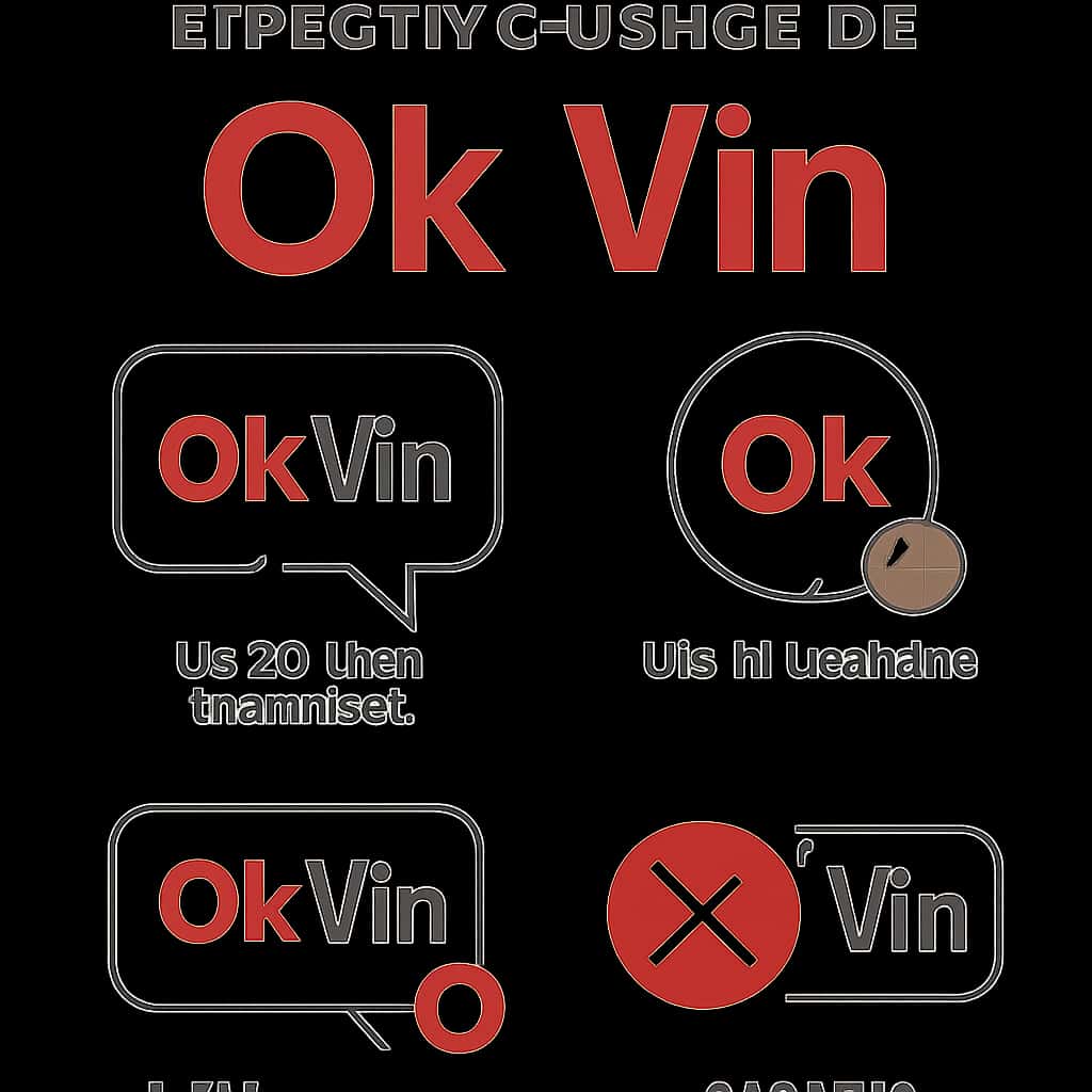 Diagram illustrating Effective Usage of Ok Vin.
