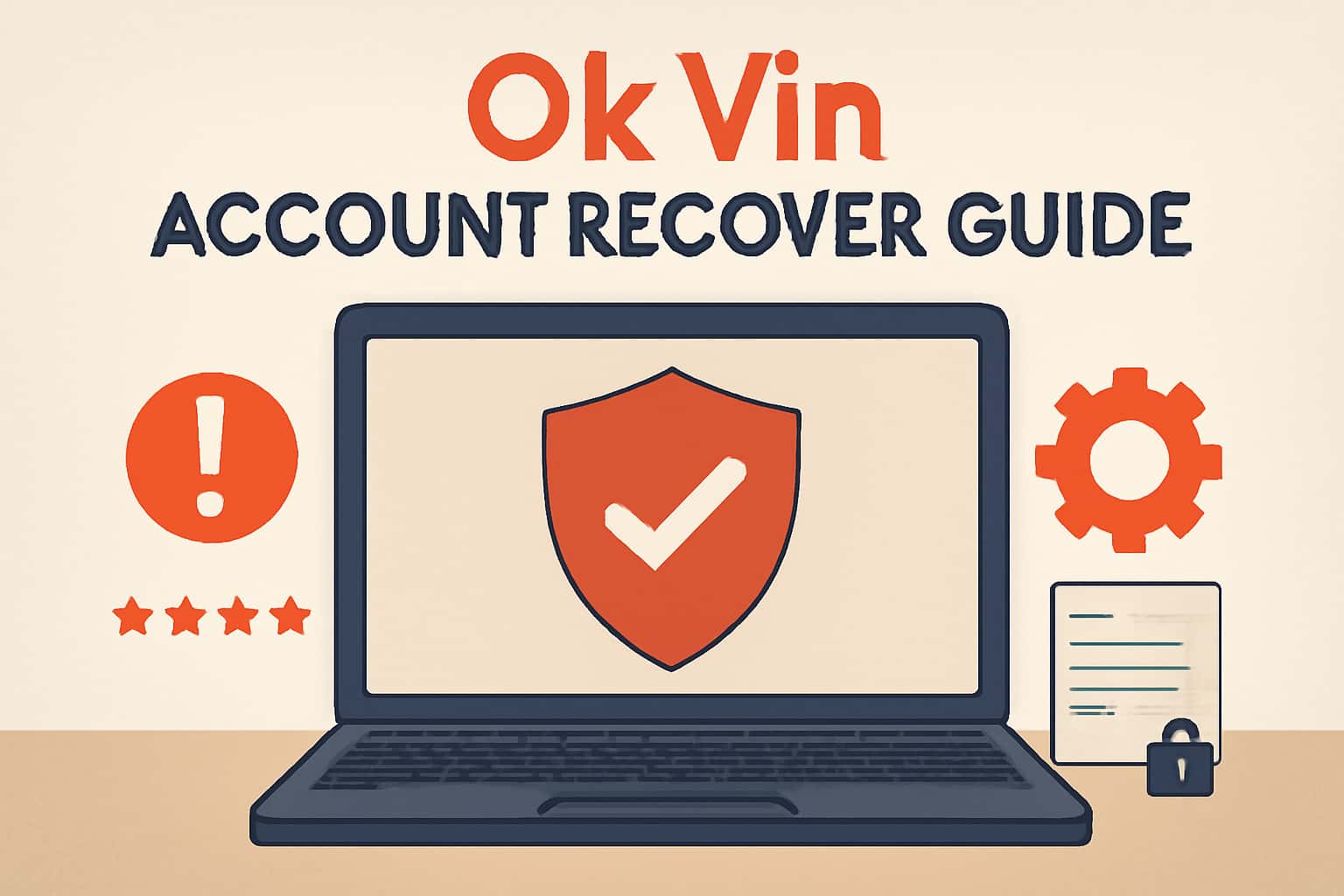 A visual representation of the Ok Vin Account Recovery process, highlighting key recovery methods.