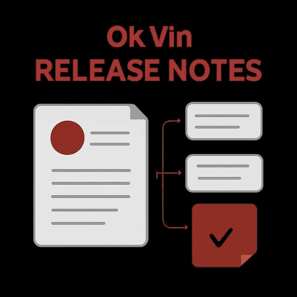 An educational illustration related to Ok Vin Release Notes.